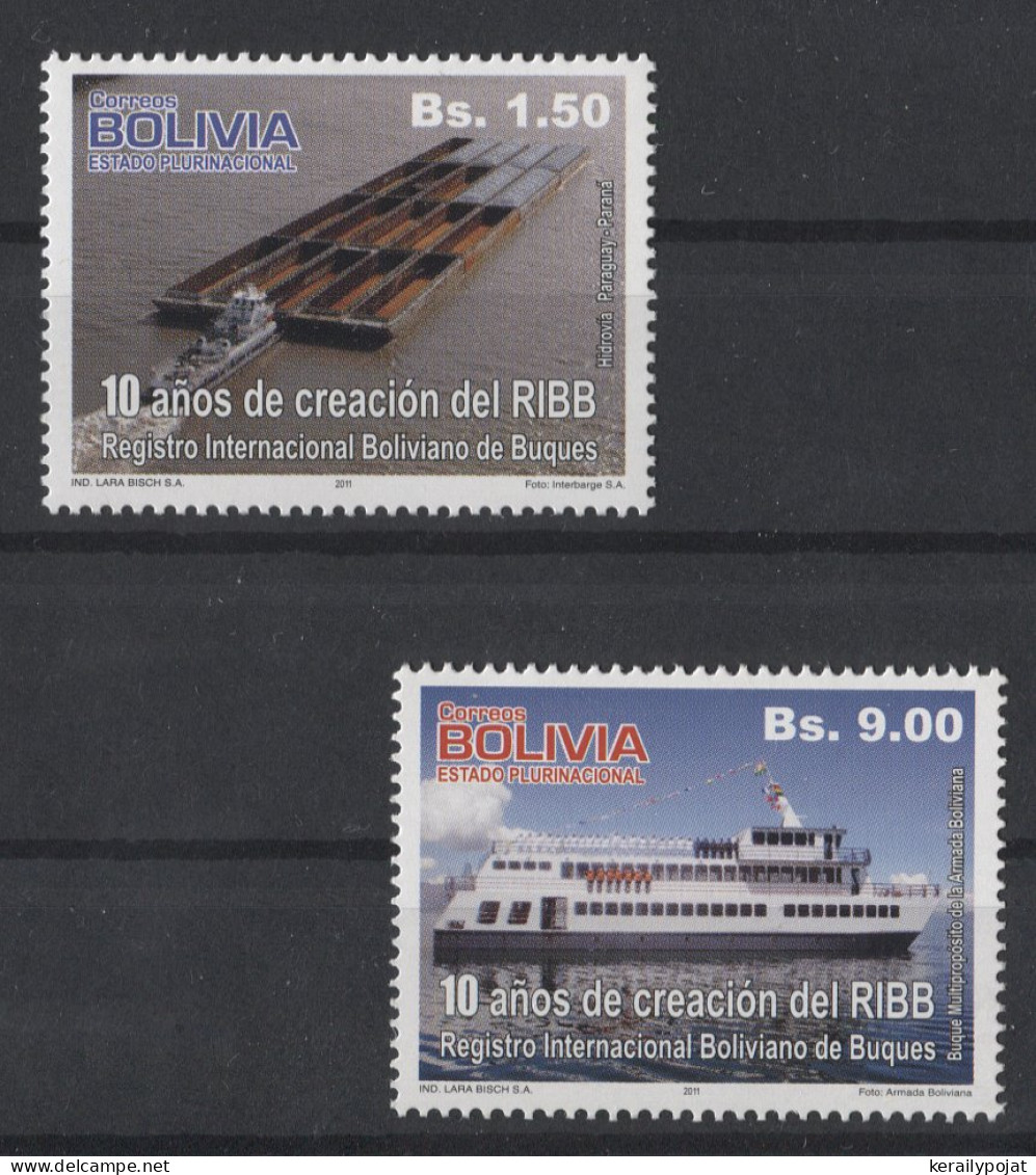 Bolivia - 2011 International Bolivian Shipping Register MNH__(TH-26465) - Bolivia