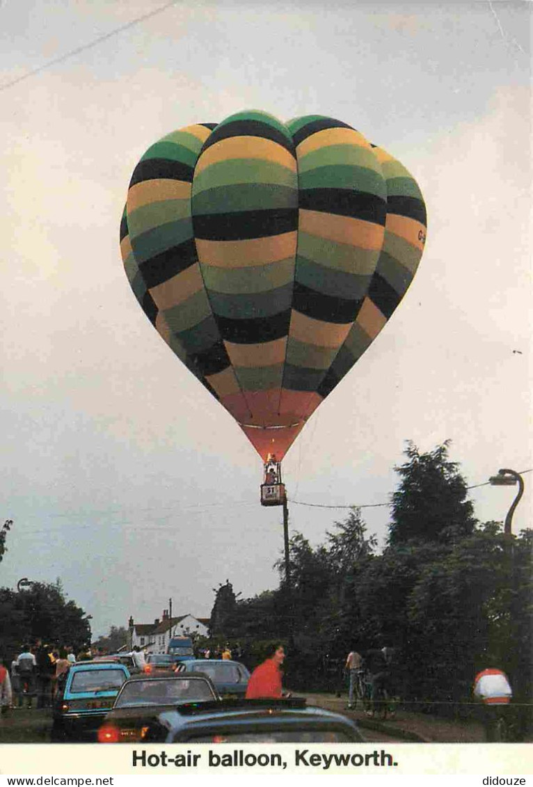 Aviation - Montgolfières - Hot-air Balloon Lands In Keyworth - June 1987 - Photo John Whkinson - Automobiles - Balloon - - Luchtballon