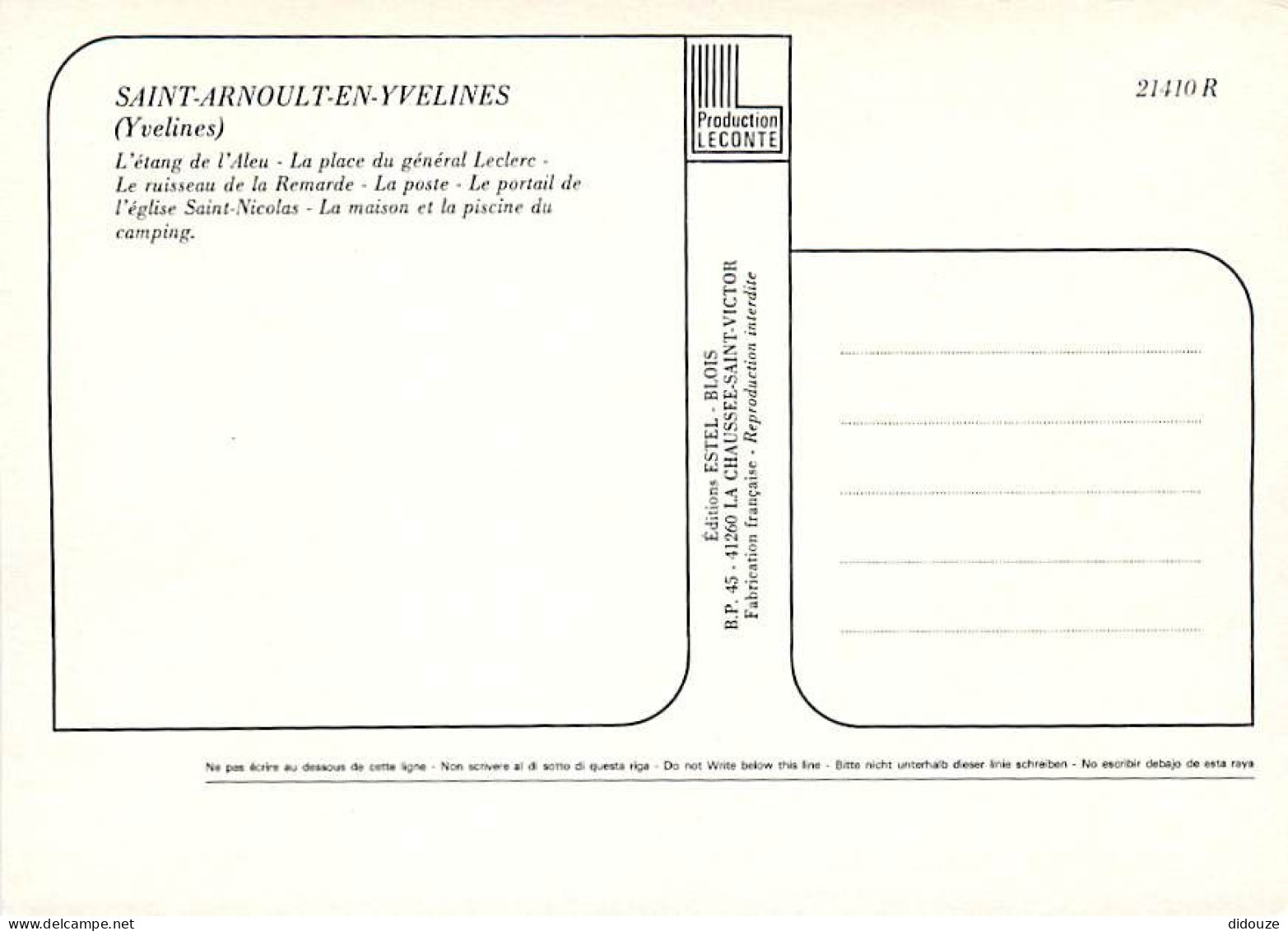 78 - Saint Arnoult En Yvelines - Multivues - Blasons - CPM - Carte Neuve - Voir Scans Recto-Verso - St. Arnoult En Yvelines