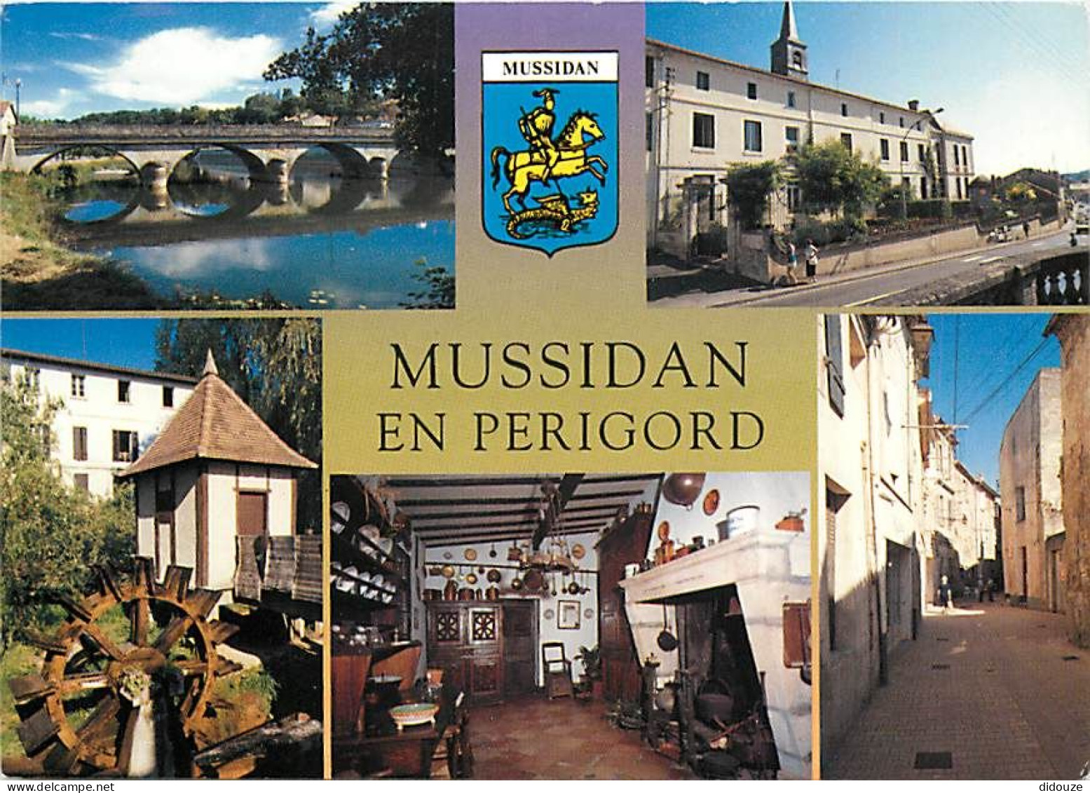 24 - Mussidan - Multivues - Blasons - CPM - Voir Scans Recto-Verso - Mussidan