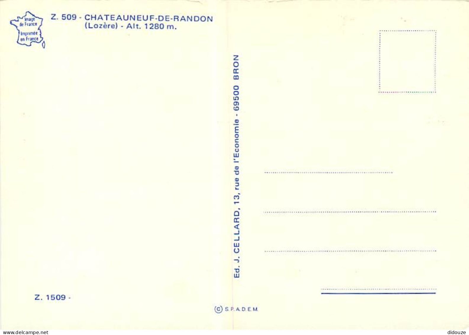 48 - Chateauneuf De Randon - Multivues - CPM - Voir Scans Recto-Verso - Chateauneuf De Randon