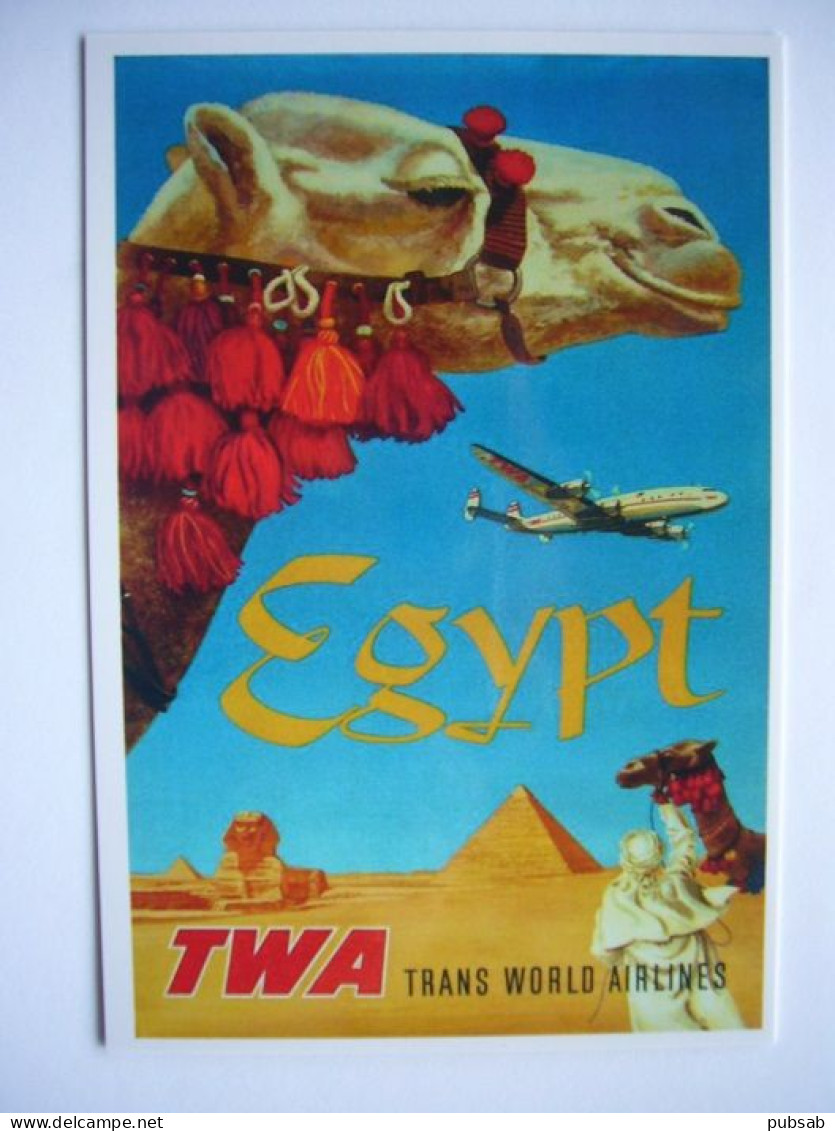 Avion / Airplane / TWA - TRANS WORLD AIRLINES / Egypt - Aérodromes