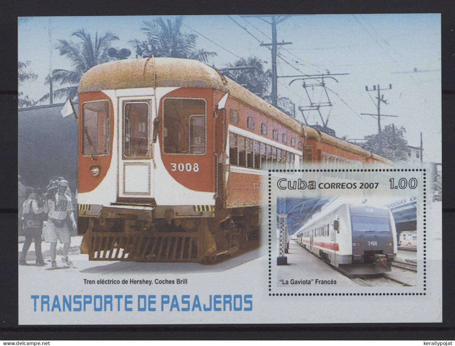 Cuba - 2007 Public Transport Block MNH__(TH-27499) - Blocs-feuillets