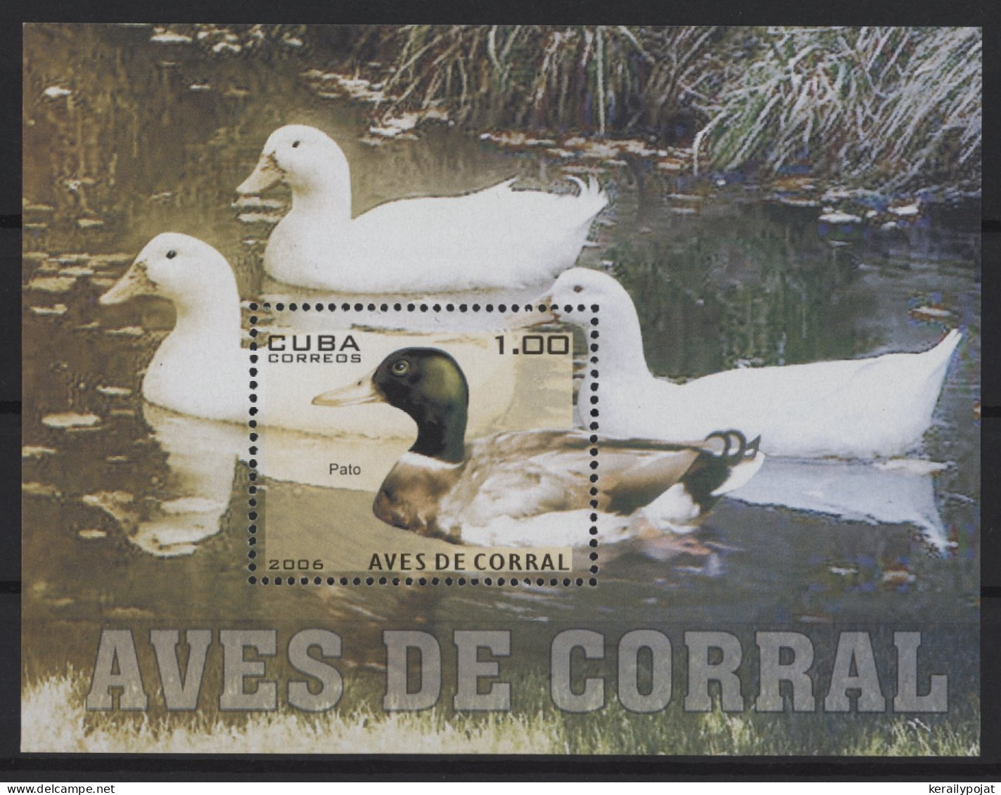 Cuba - 2006 Poultry Block MNH__(TH-27167) - Hojas Y Bloques