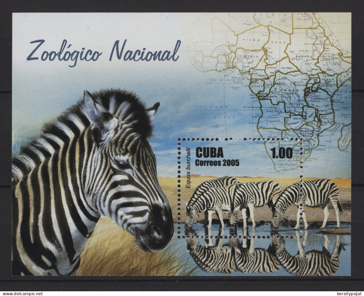 Cuba - 2005 National Zoological Garden Block MNH__(TH-27353) - Hojas Y Bloques