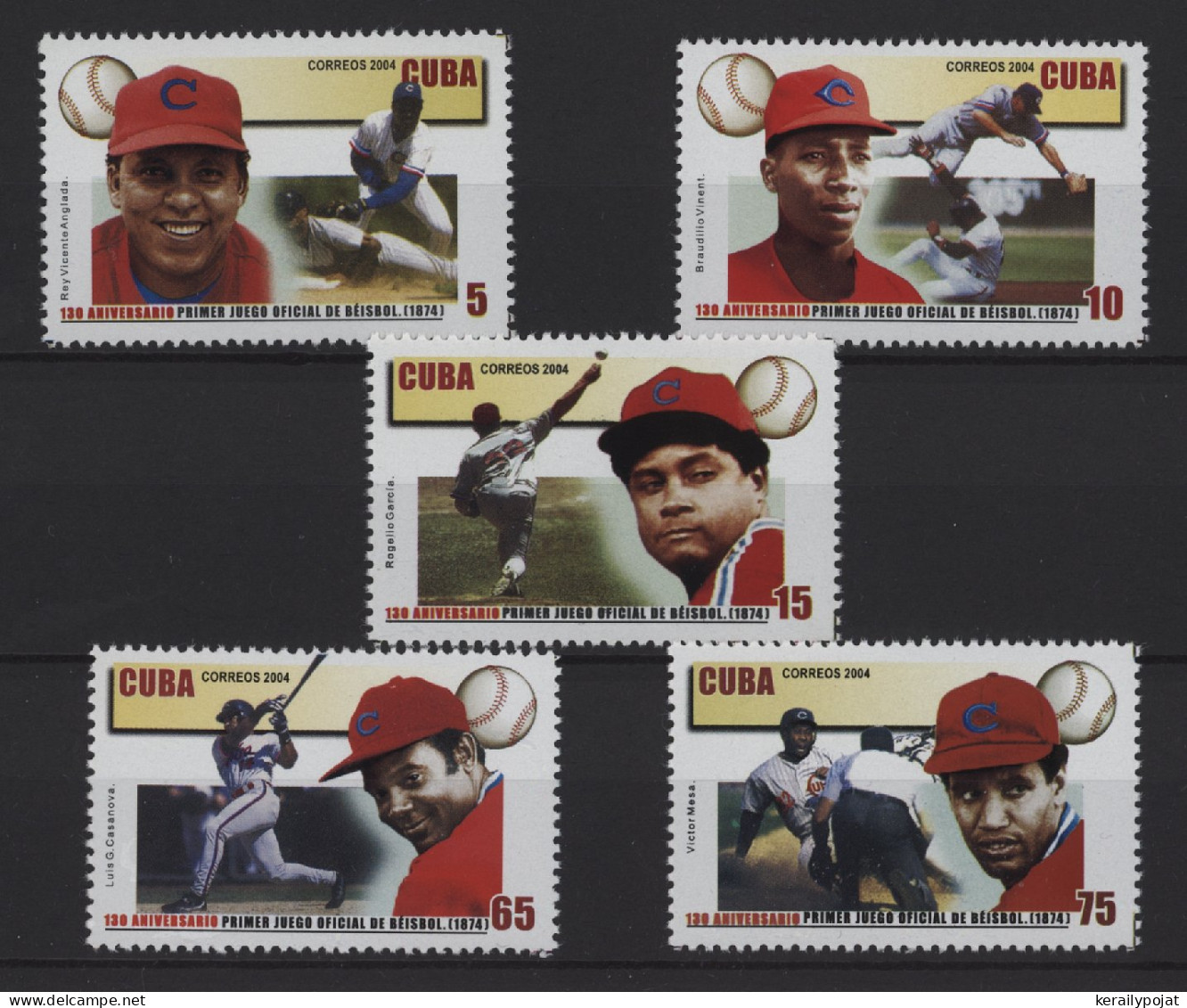 Cuba - 2004 First Official Baseball Match MNH__(TH-27339) - Ongebruikt