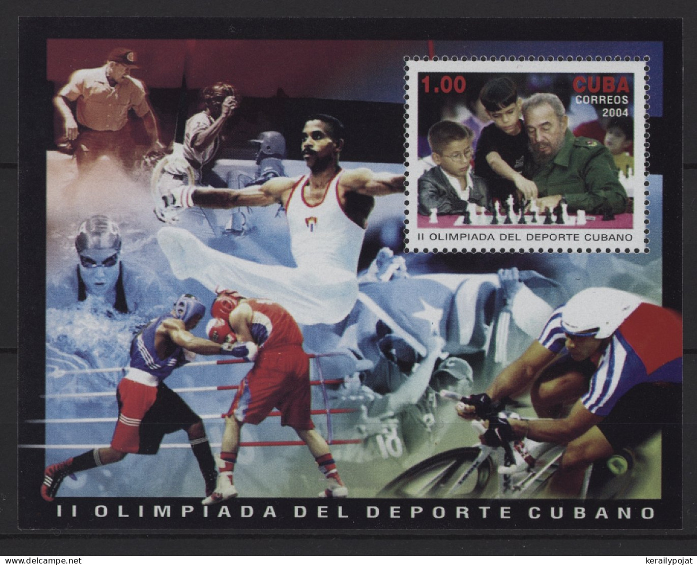 Cuba - 2004 Cuban Sports Games Block MNH__(TH-27347) - Blocs-feuillets