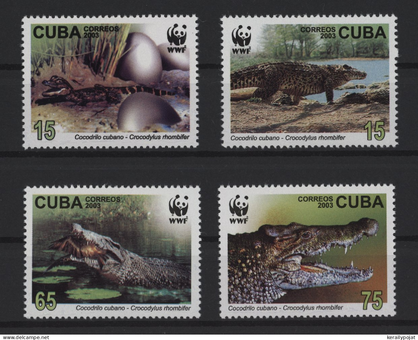 Cuba - 2003 Diamond Crocodile MNH__(TH-27377) - Ongebruikt