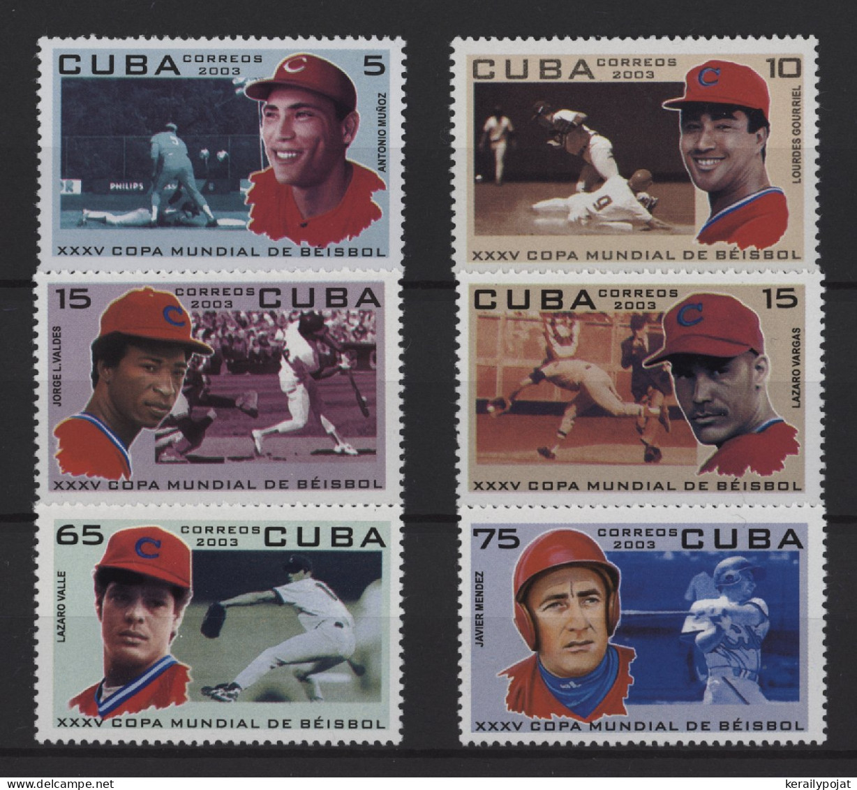 Cuba - 2003 Baseball World Cup MNH__(TH-27490) - Ongebruikt