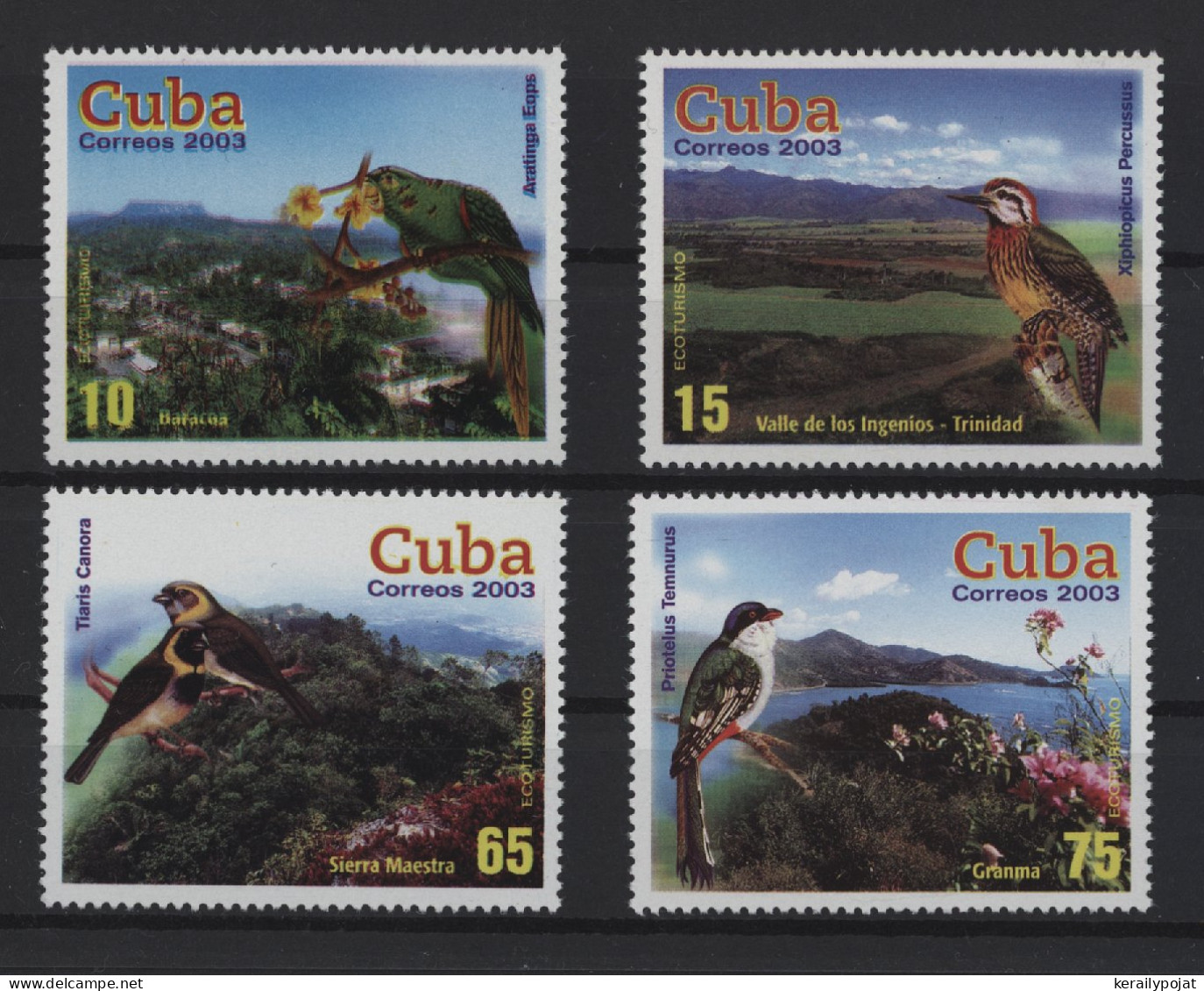 Cuba - 2003 Birds And Landscapes MNH__(TH-27376) - Unused Stamps