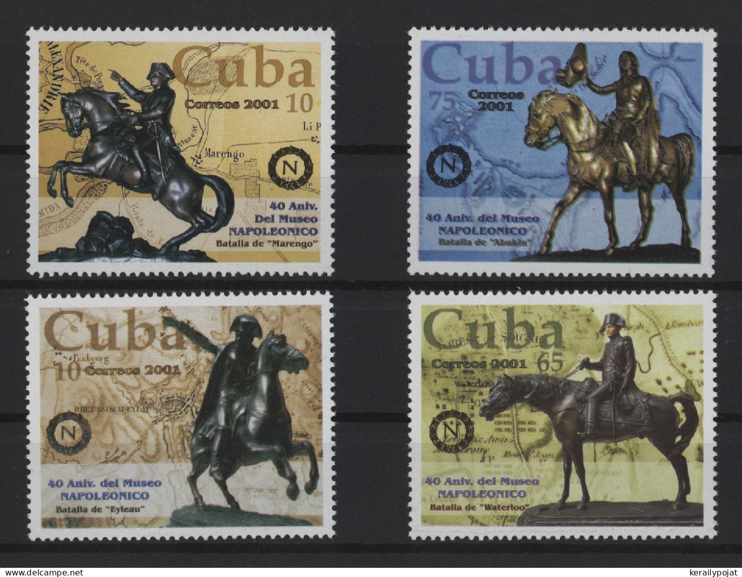 Cuba - 2001 Napoleon Museum MNH__(TH-27422) - Neufs