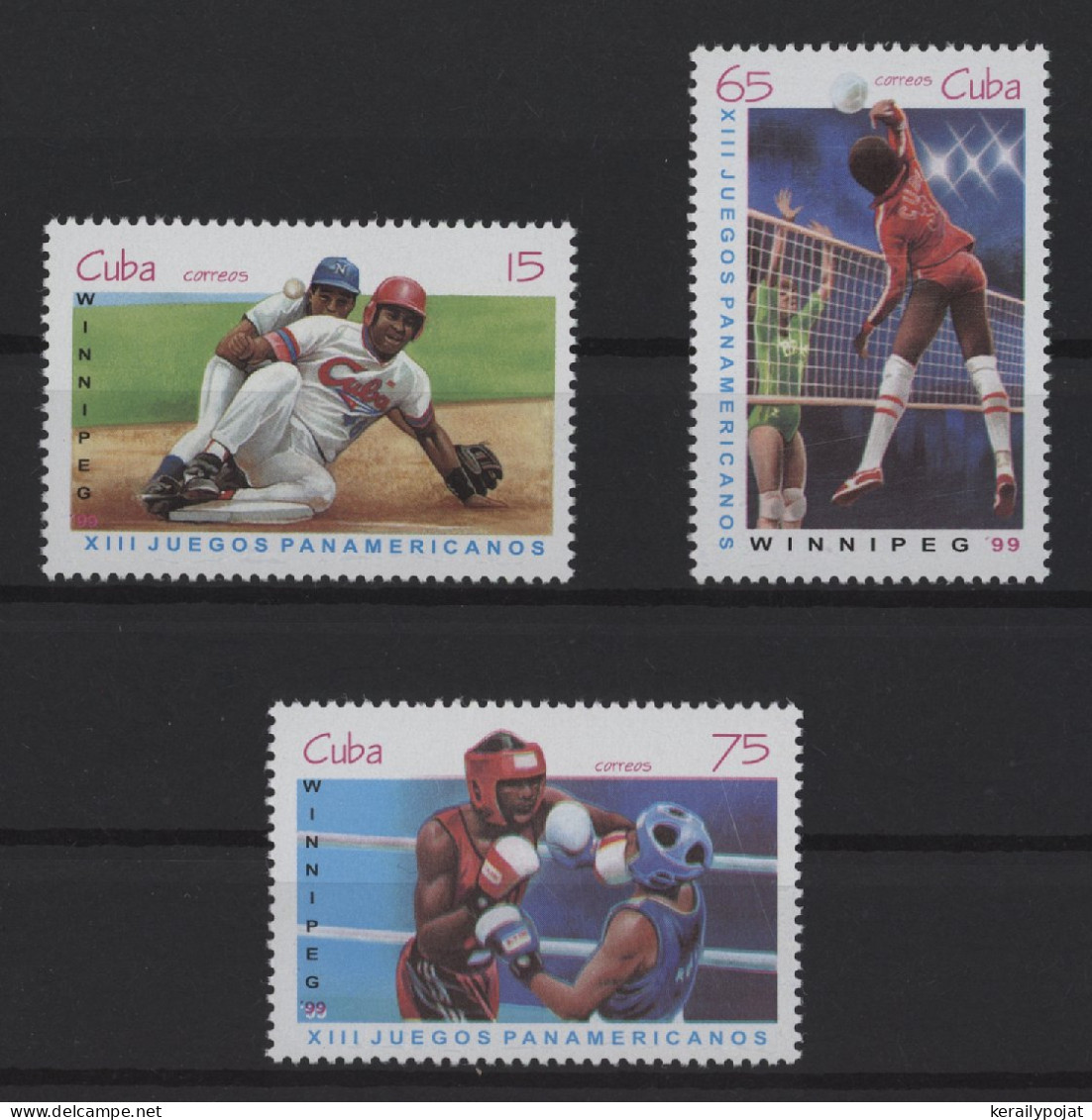 Cuba - 1999 Pan American Sports Games MNH__(TH-27538) - Unused Stamps