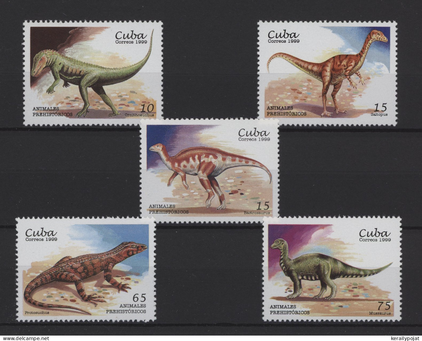 Cuba - 1999 Prehistoric Animals MNH__(TH-24518) - Ungebraucht