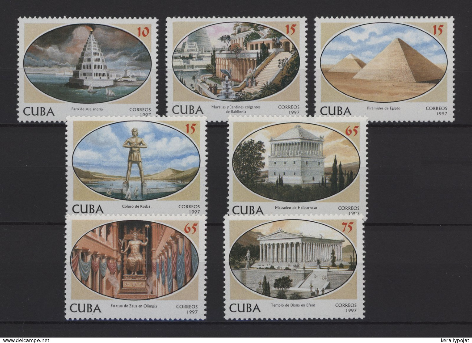 Cuba - 1997 The Seven World Wonders MNH__(TH-27526) - Unused Stamps