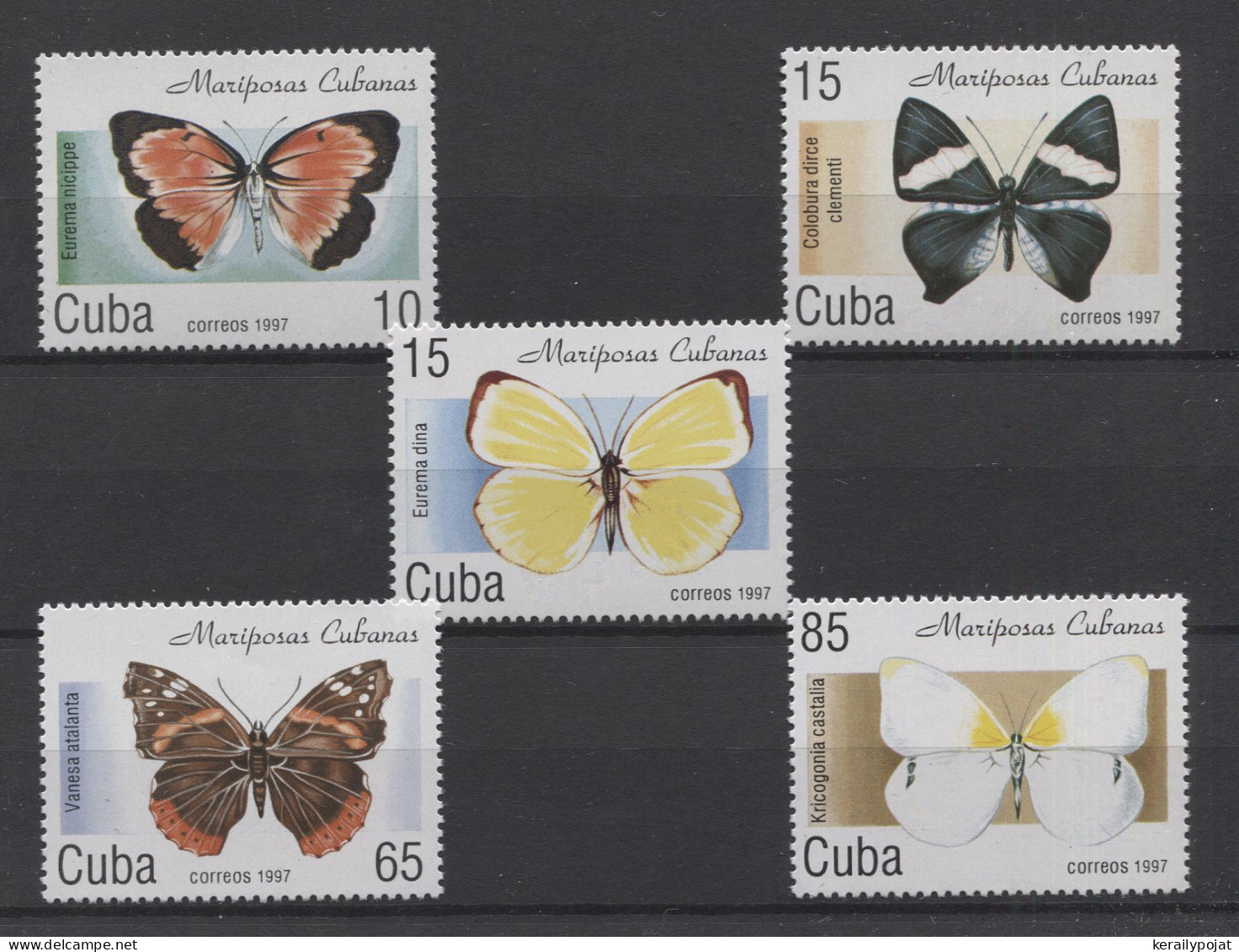 Cuba - 1997 Butterflies MNH__(TH-24929) - Nuevos