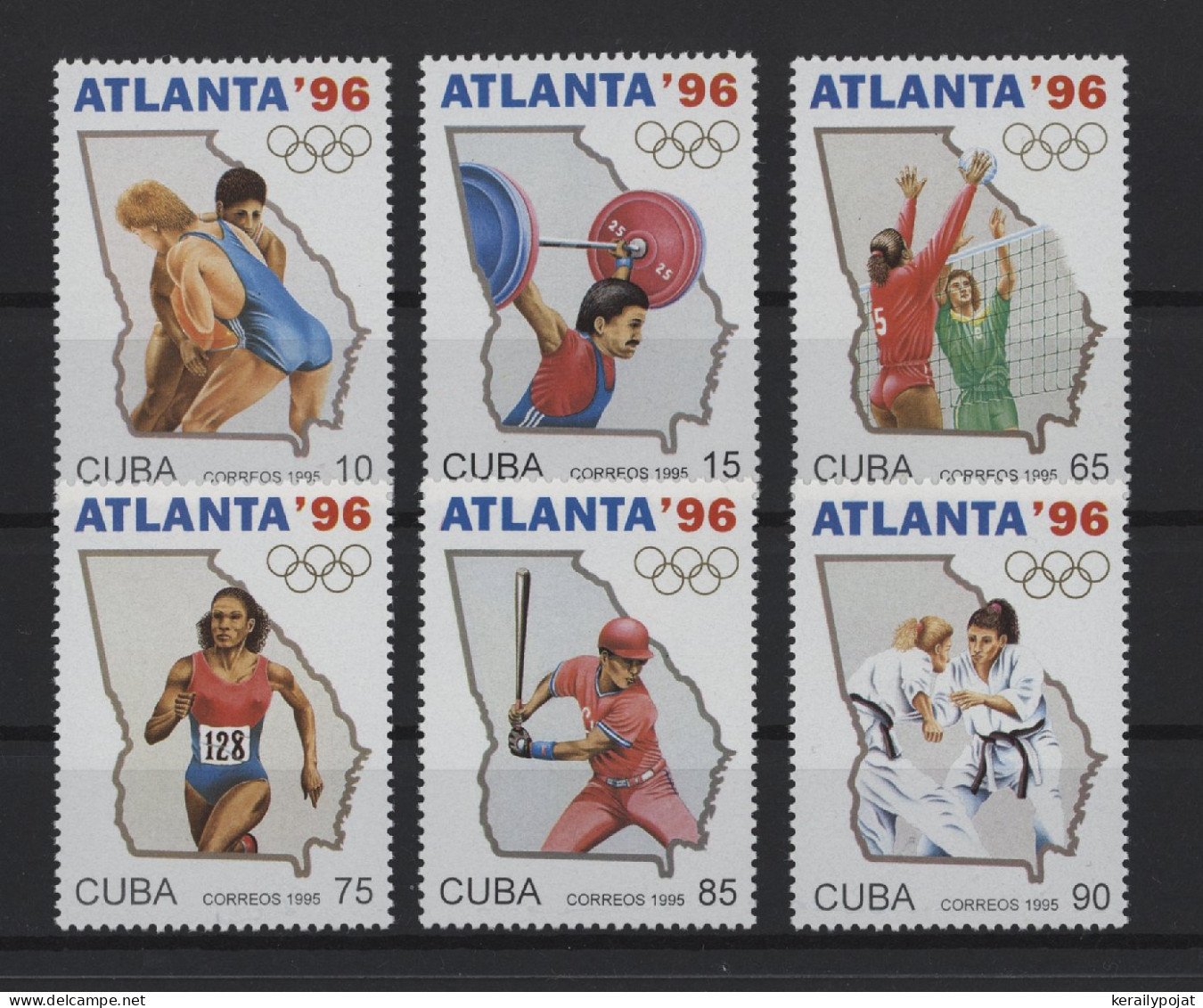 Cuba - 1995 Summer Olympics Atlanta MNH__(TH-27528) - Ongebruikt