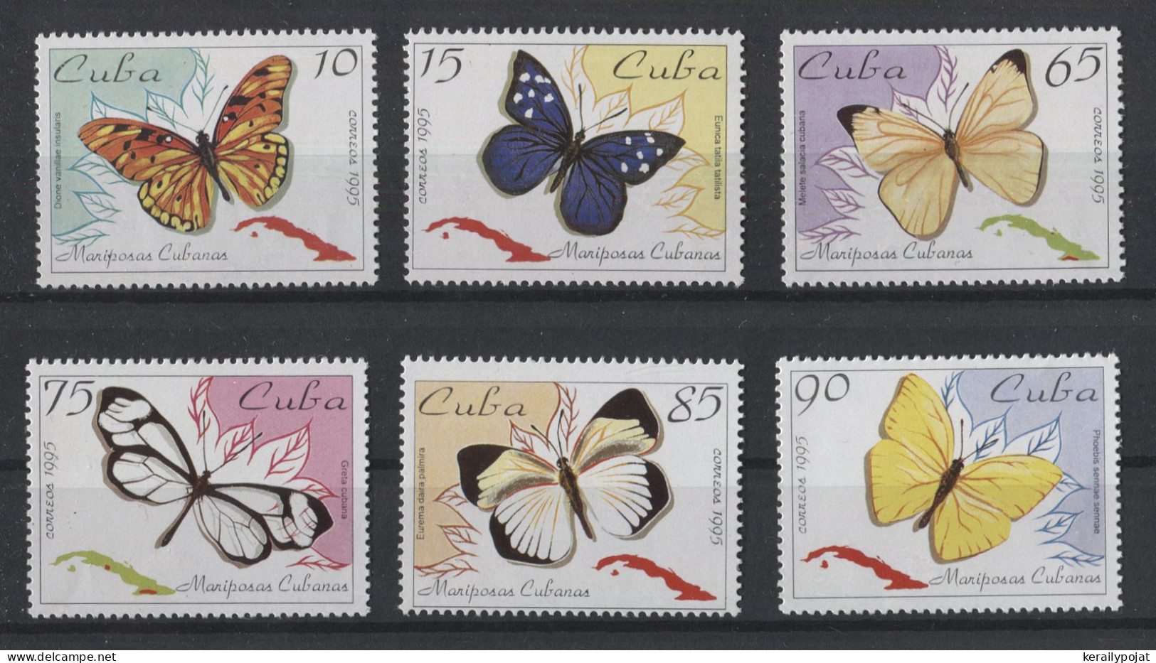 Cuba - 1995 Butterflies MNH__(TH-24928) - Neufs