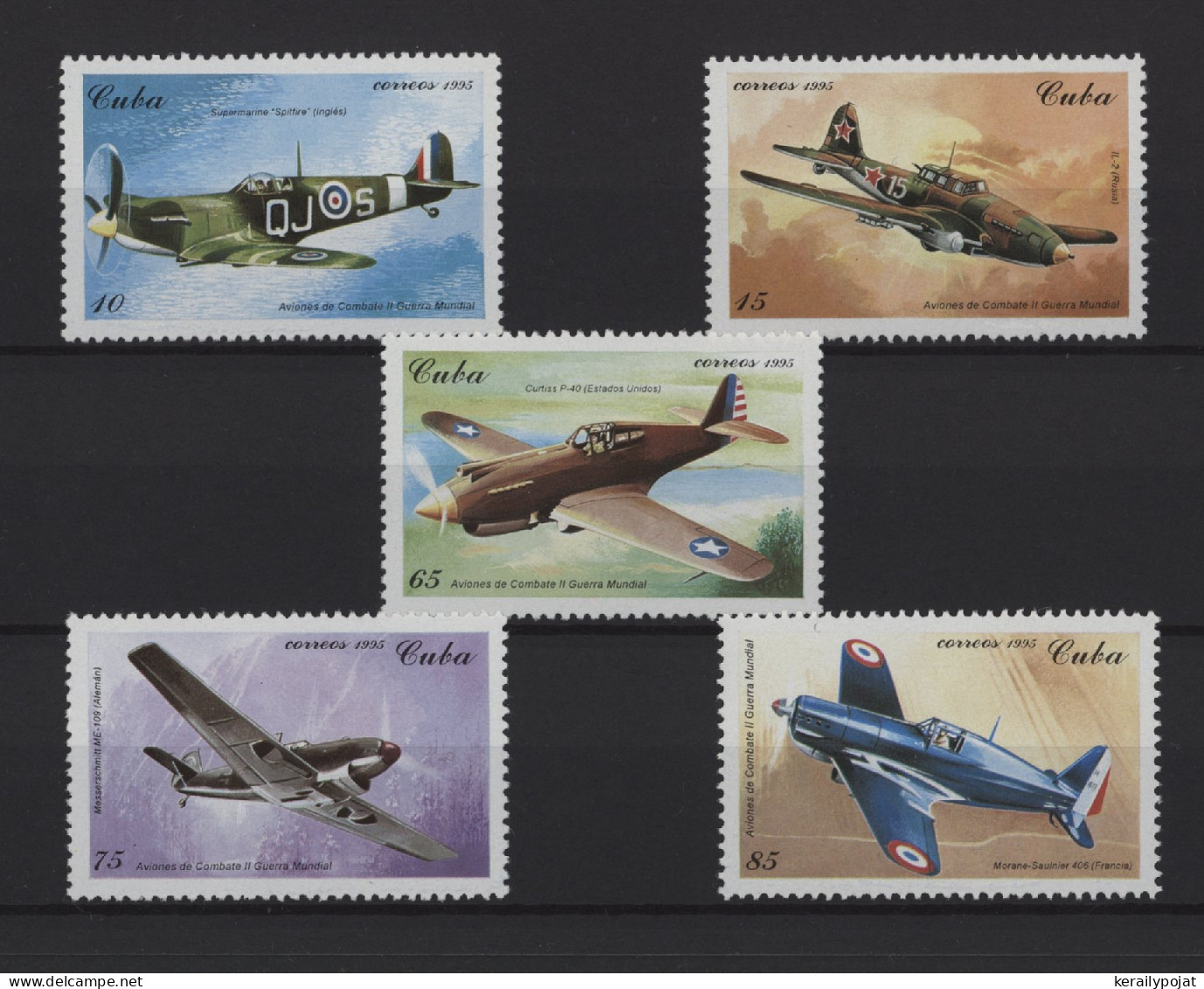 Cuba - 1995 Fighter Aircrafts MNH__(TH-27513) - Neufs