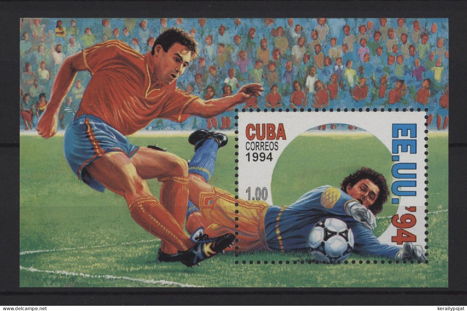 Cuba - 1994 World Cup Block MNH__(TH-27655) - Blocchi & Foglietti