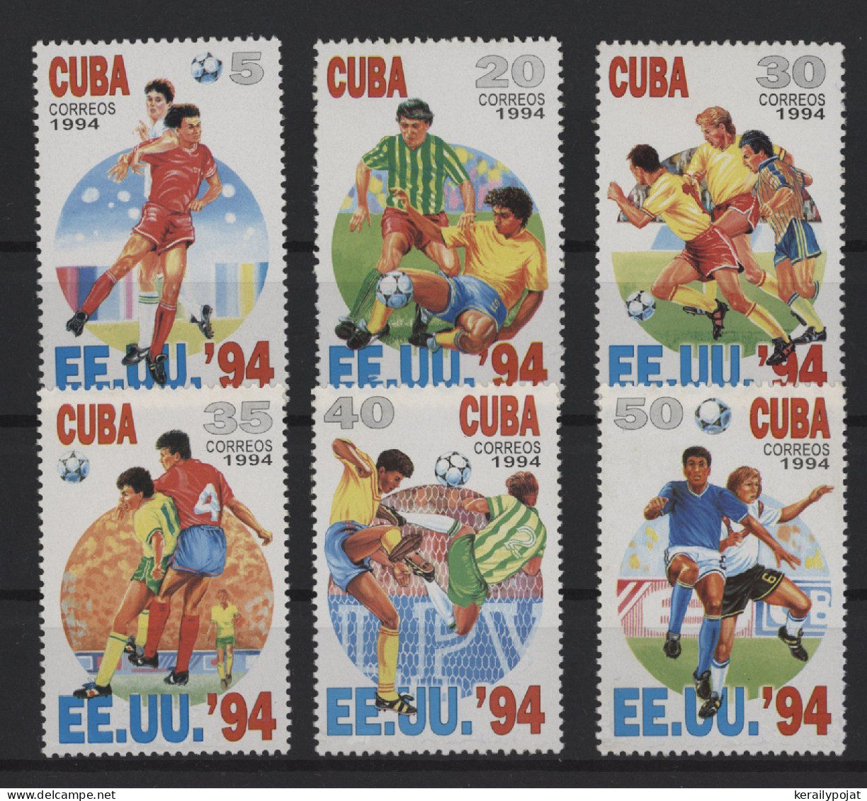 Cuba - 1994 World Cup MNH__(TH-27656) - Ongebruikt