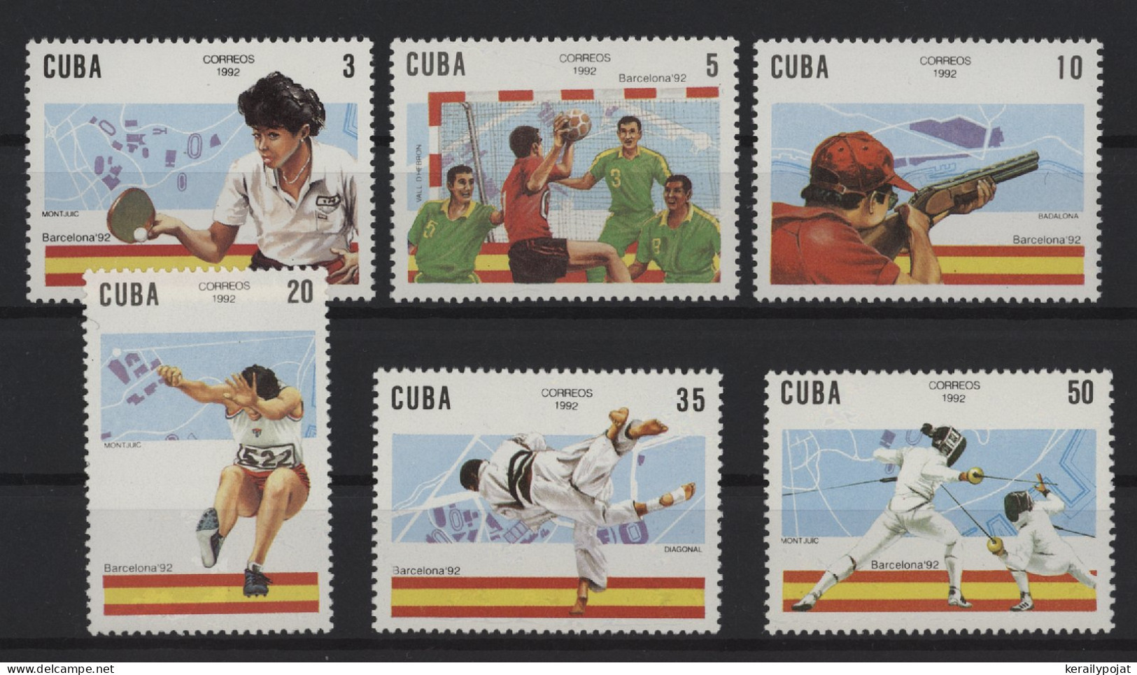 Cuba - 1992 Summer Olympics Barcelona MNH__(TH-27564) - Ungebraucht