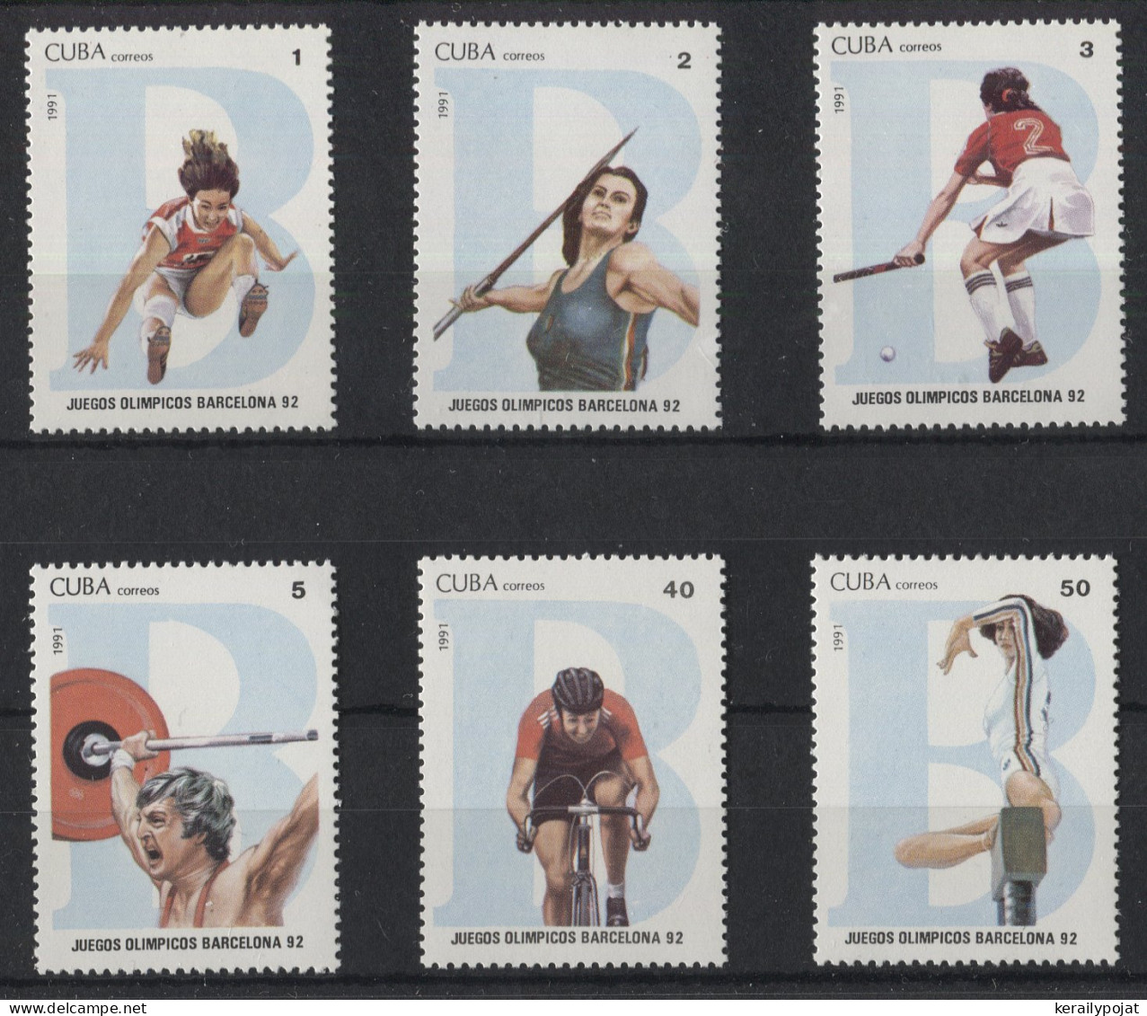 Cuba - 1991 Summer Olympics Barcelona MNH__(TH-23919) - Unused Stamps
