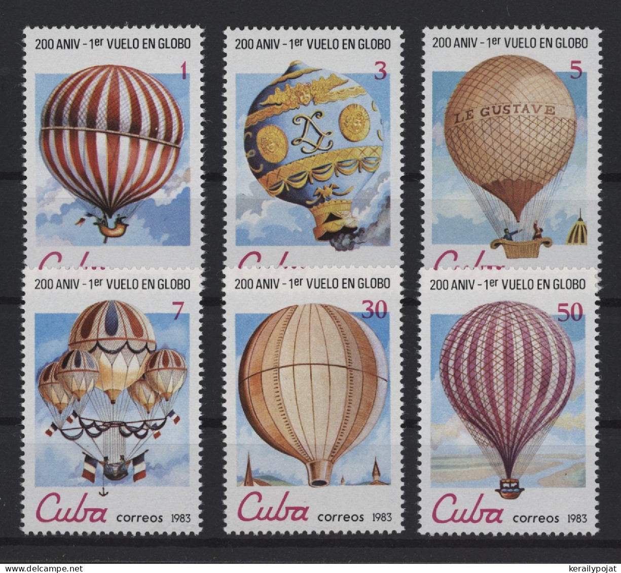 Cuba - 1983 200 Years Of Aviation MNH__(TH-24533) - Ongebruikt