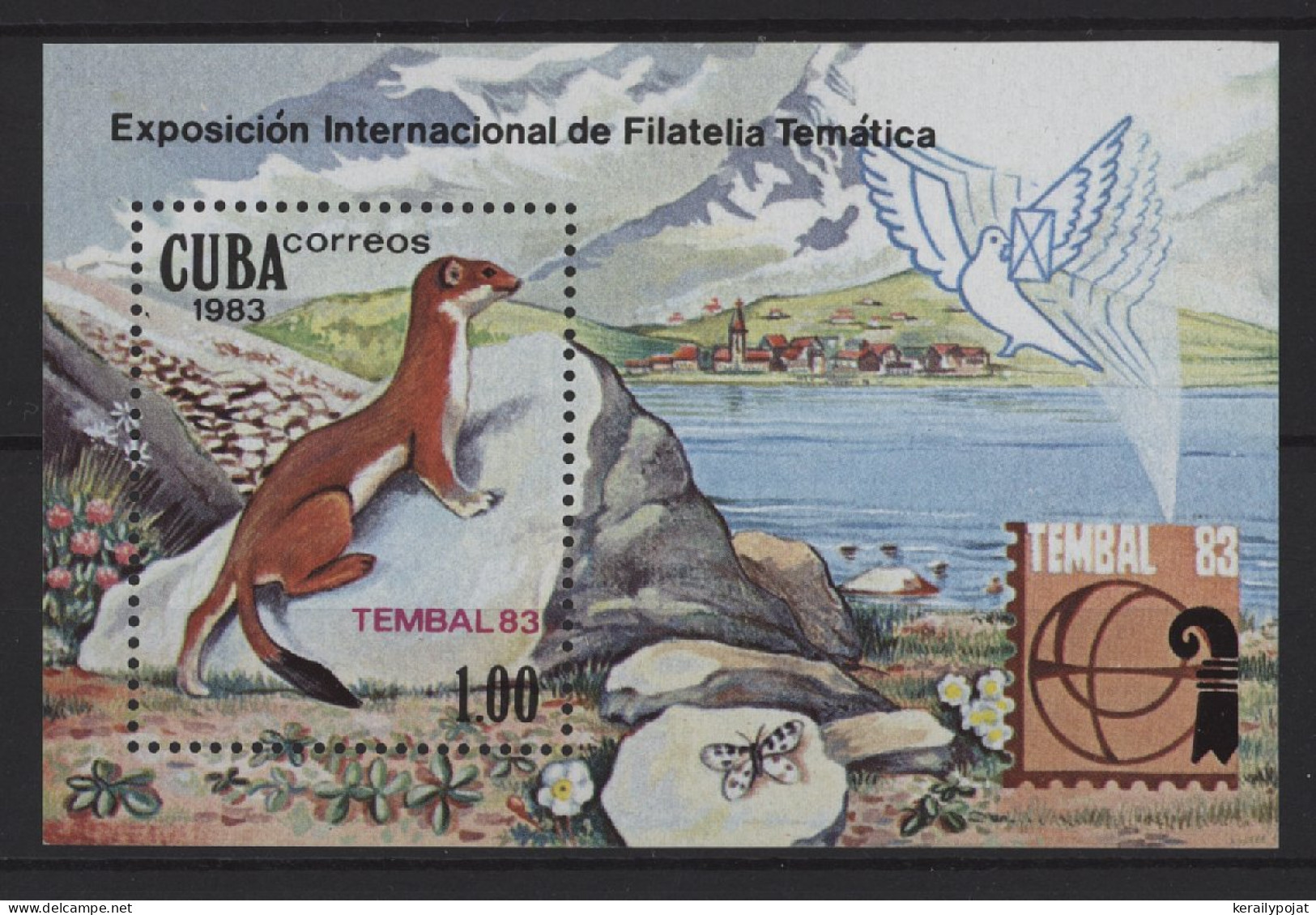 Cuba - 1983 Tembal'83 Block MNH__(TH-26769) - Blocks & Sheetlets