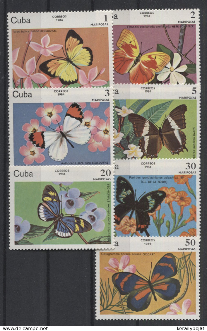 Cuba - 1984 Butterflies MNH__(TH-24925) - Neufs