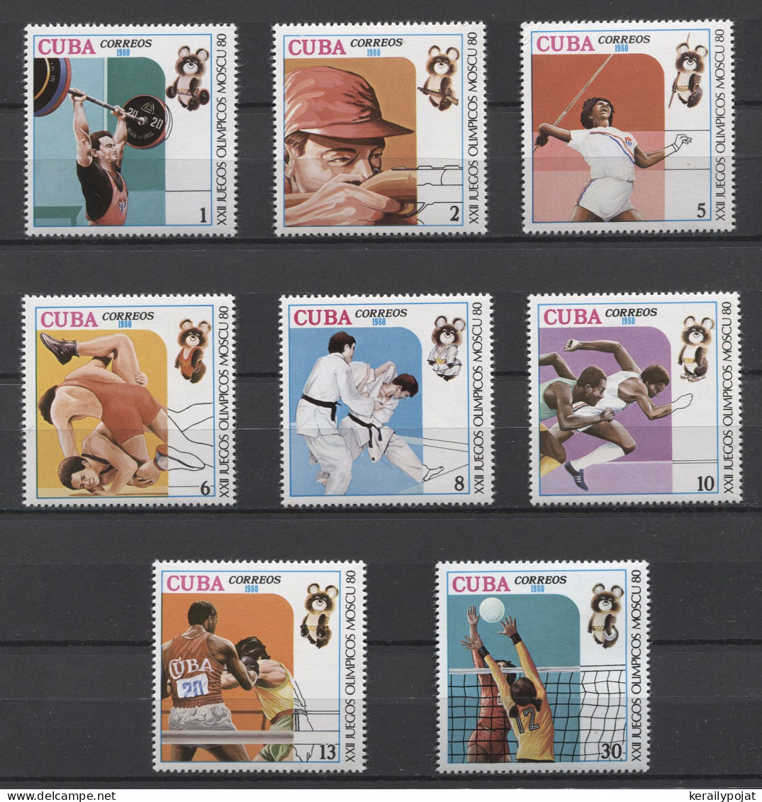 Cuba - 1980 Summer Olympics Moscow MNH__(TH-24087) - Ungebraucht