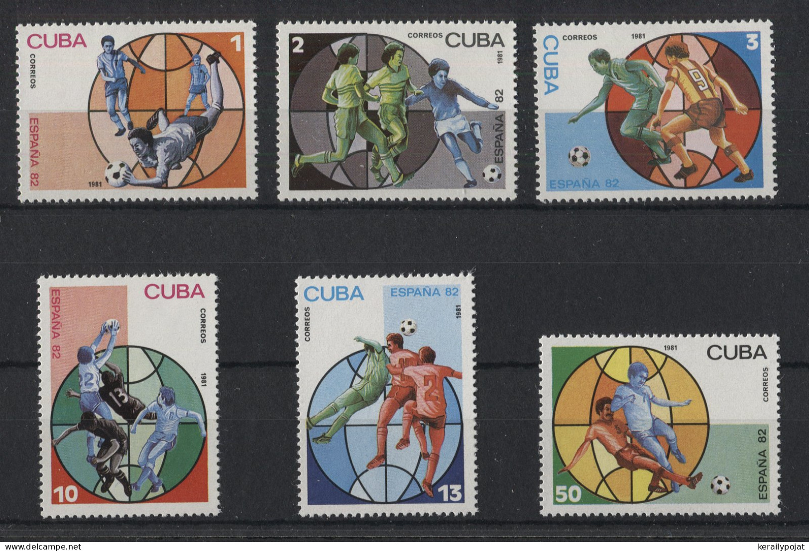 Cuba - 1981 Soccer World Cup MNH__(TH-23864) - Neufs