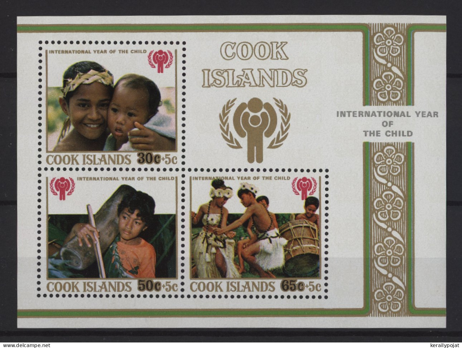 Cook Islands - 1979 Year Of The Child Block MNH__(TH-25297) - Islas Cook