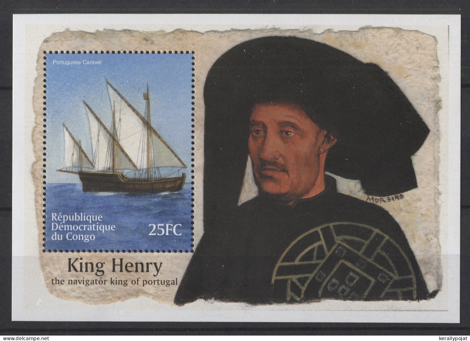 Congo (Kinshasa) - 2001 History Of Shipping Block (2) MNH__(TH-26557) - Nuevos