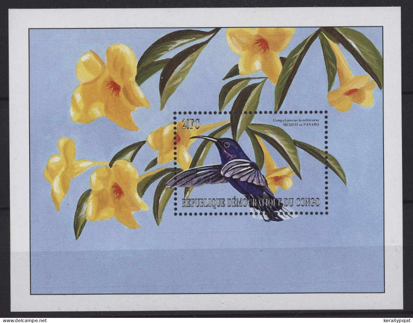 Congo (Kinshasa) - 2000 Small Birds Block (2) MNH__(TH-27271) - Mint/hinged