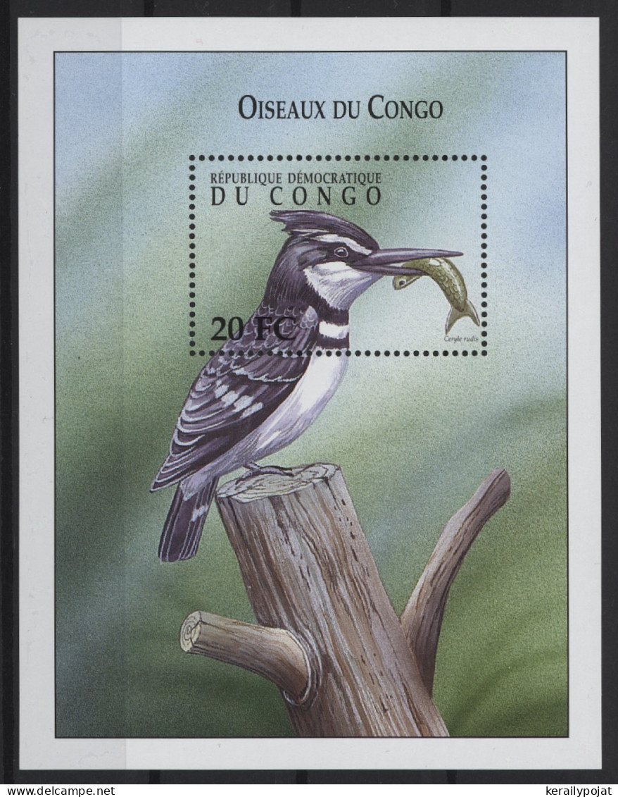 Congo (Kinshasa) - 2000 Native Birds Block (2) MNH__(TH-27252) - Nuovi