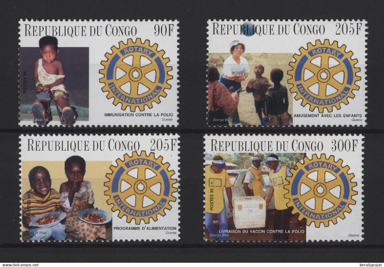 Congo (Brazzaville) - 1996 Rotary International MNH__(TH-27487) - Nuevas/fijasellos