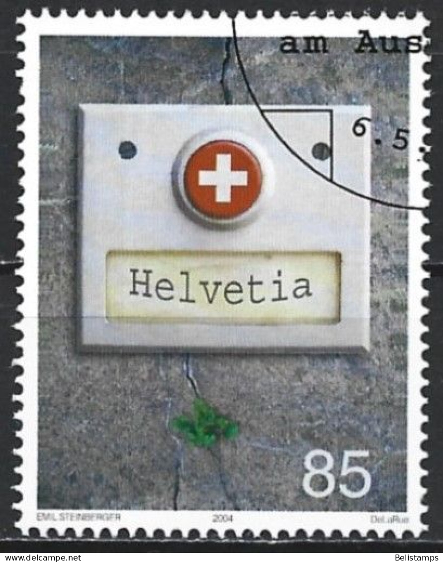 Switzerland 2004. Scott #1180 (U) Doorbell Button  (Complete Issue) - Usati