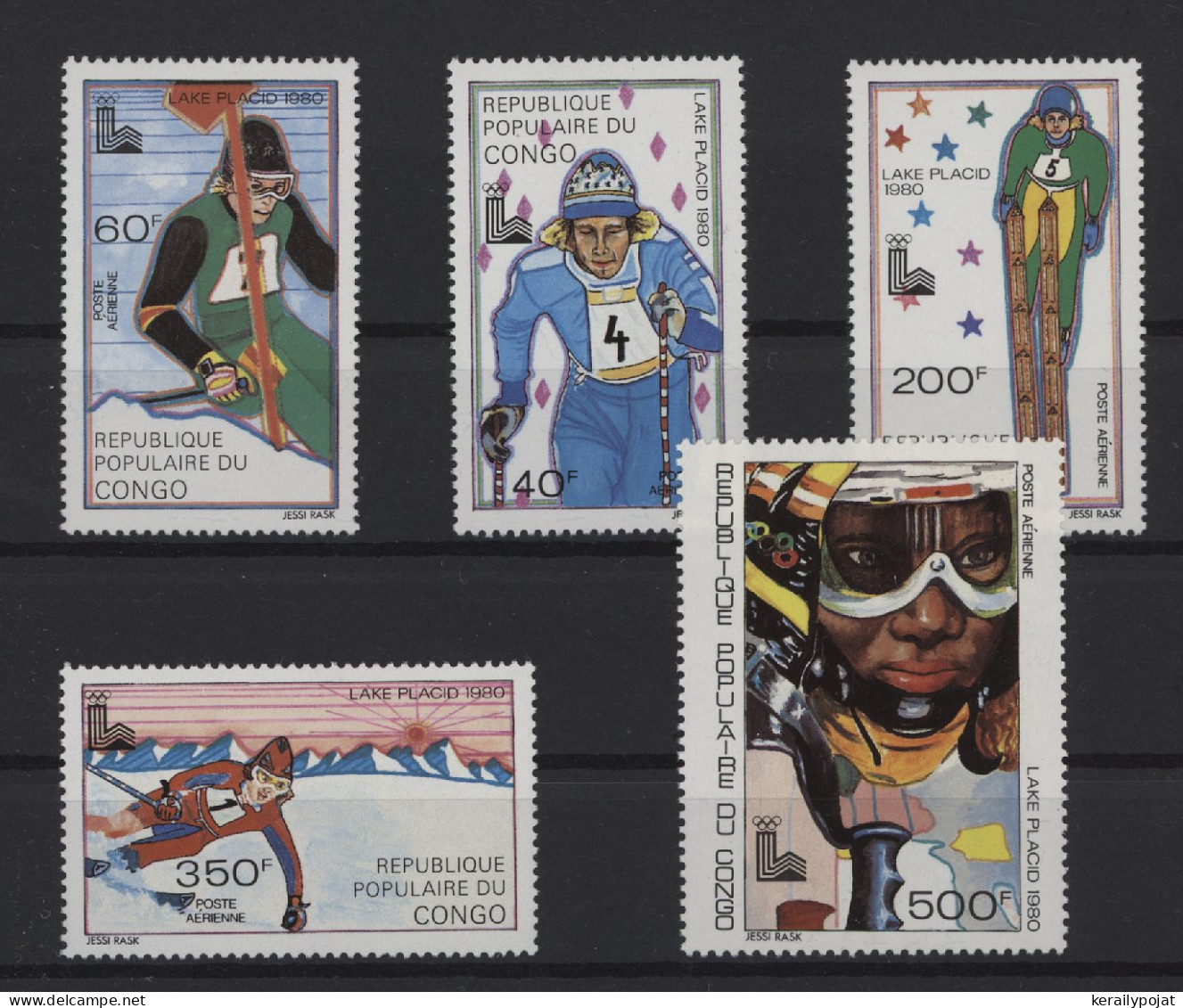 Congo (Brazzaville) - 1979 Winter Olympics Lake Placid MNH__(TH-24561) - Mint/hinged