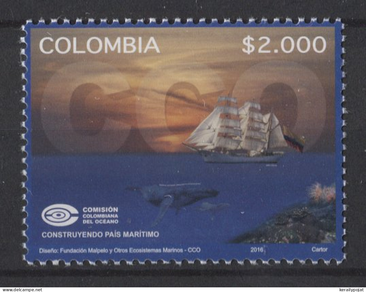 Colombia - 2016 Ocean Commissio MNH__(TH-26183) - Colombia