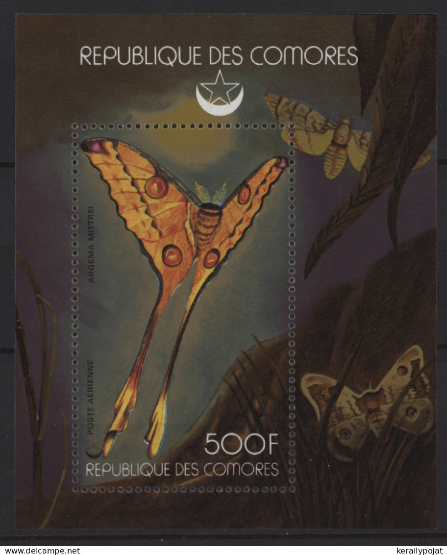 Comoros - 1978 Butterflies Block MNH__(TH-26817) - Comores (1975-...)