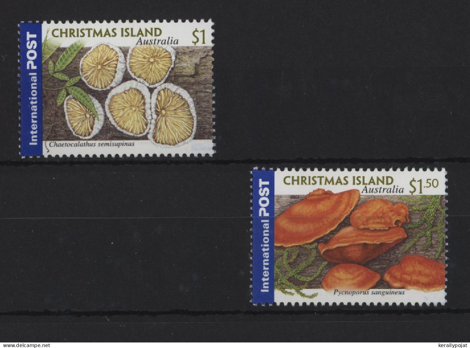 Christmas Island - 2001 Mushrooms MNH__(TH-24411) - Christmaseiland