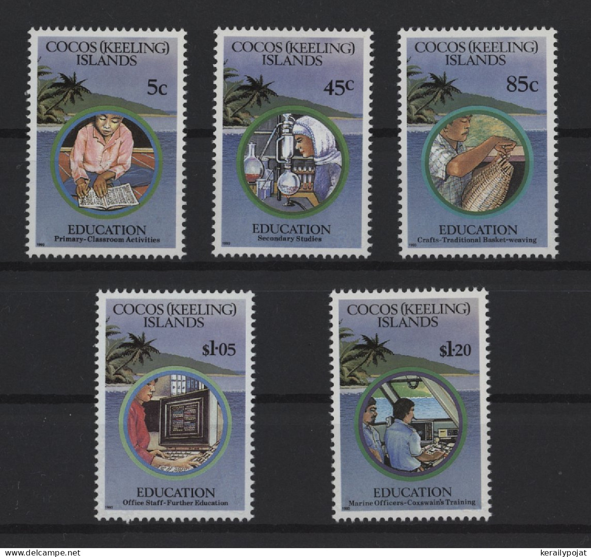 Cocos Islands - 1993 Education And Vocational Training MNH__(TH-27420) - Cocos (Keeling) Islands