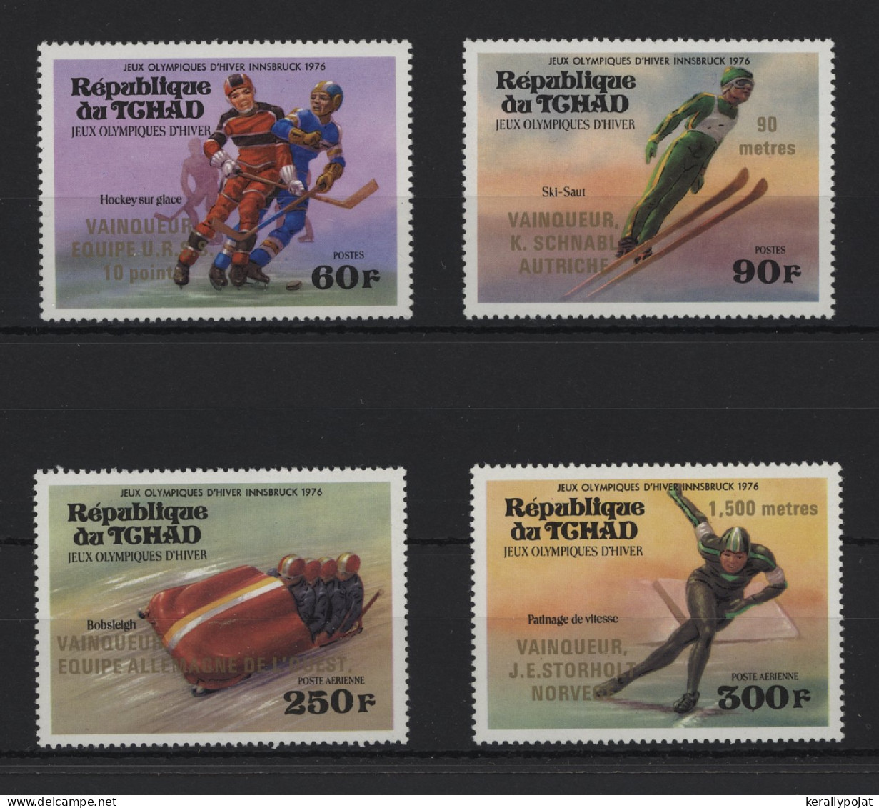 Chad - 1976 Innsbruck Medalist MNH__(TH-24338) - Tchad (1960-...)