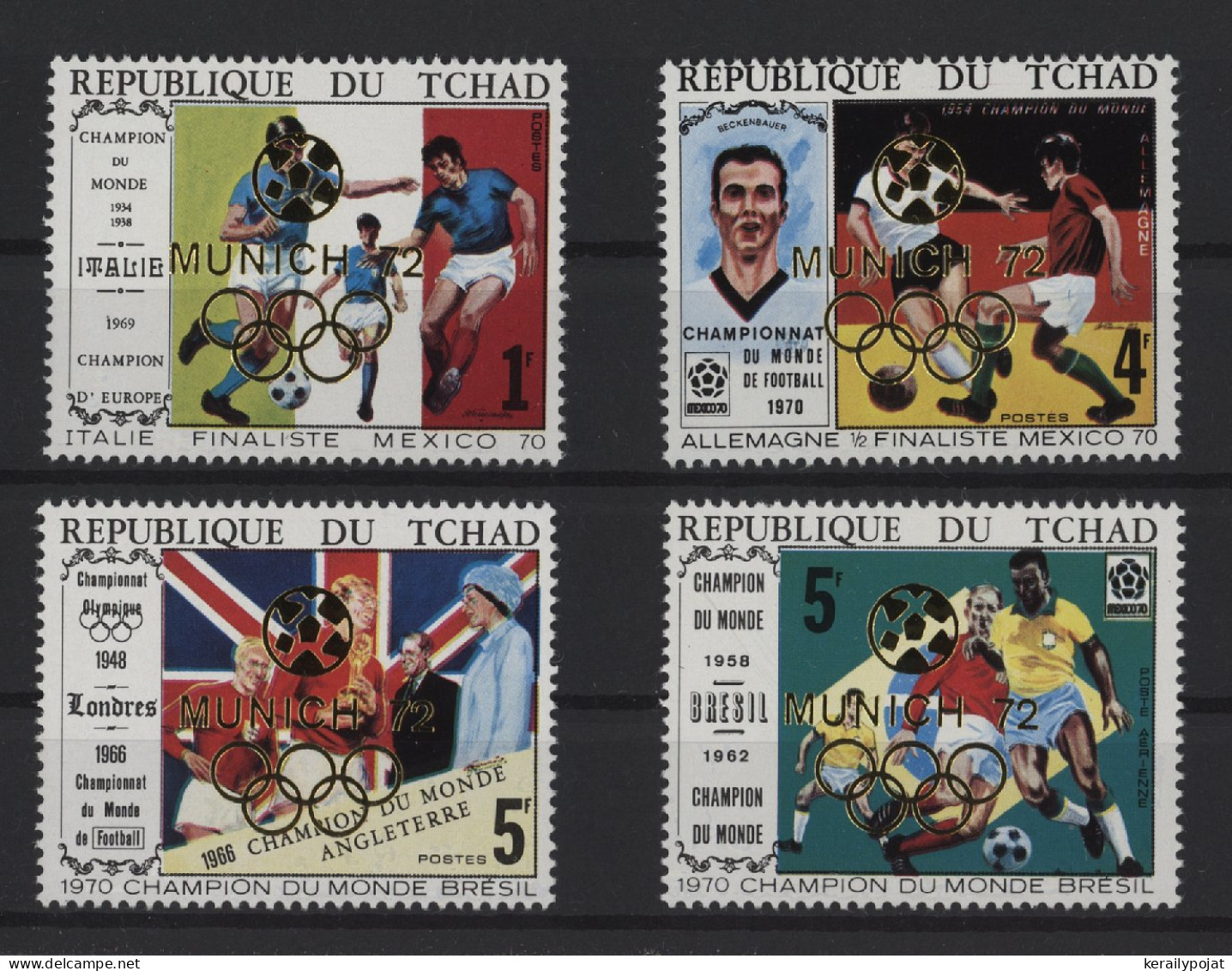 Chad - 1972 Olympic Football Tournament MNH__(TH-24538) - Chad (1960-...)