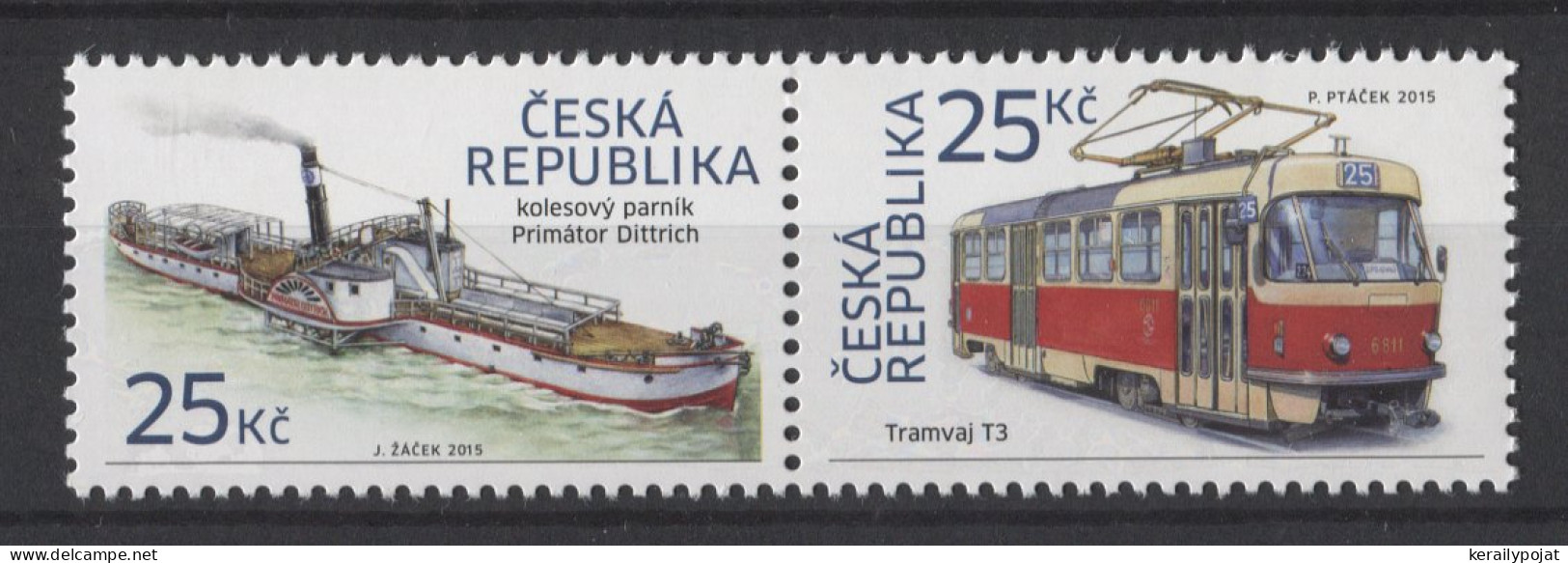 Czech Republic - 2016 Historical Means Of Transport (II) Pair MNH__(TH-26213) - Neufs