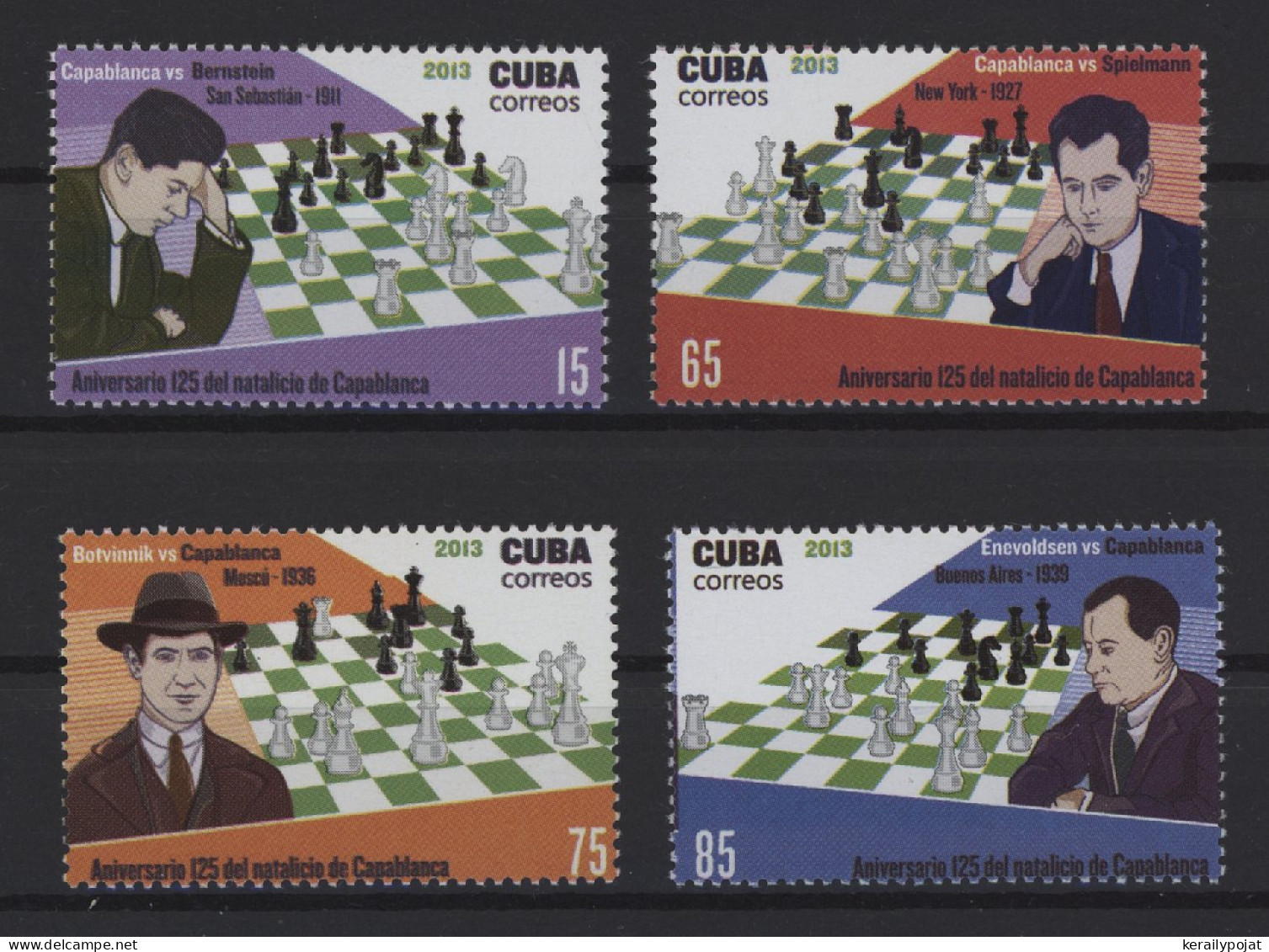 Cuba - 2013 José Raúl Capablanca MNH__(TH-27352) - Unused Stamps