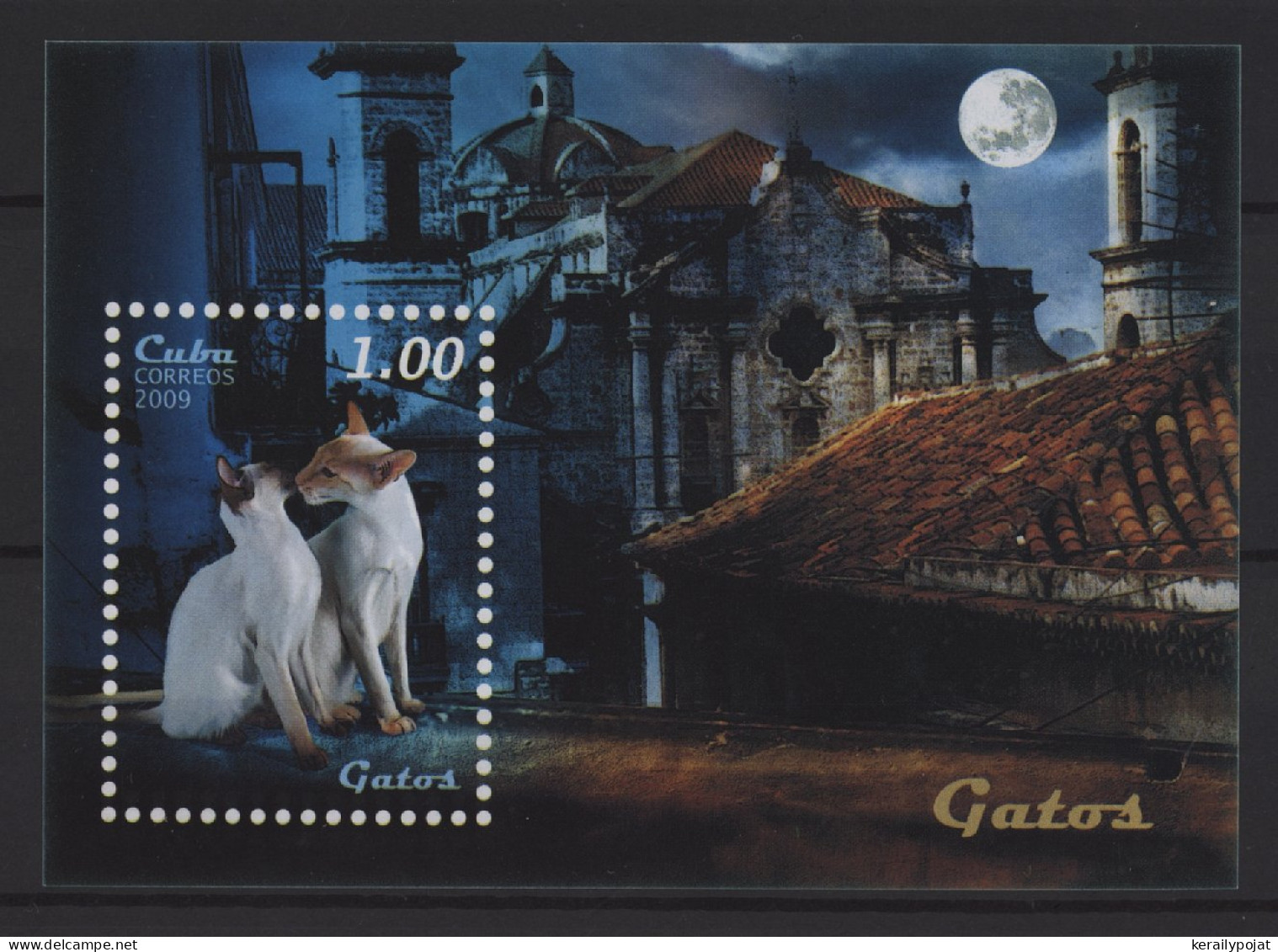 Cuba - 2009 Cats Block MNH__(TH-27500) - Blocks & Kleinbögen