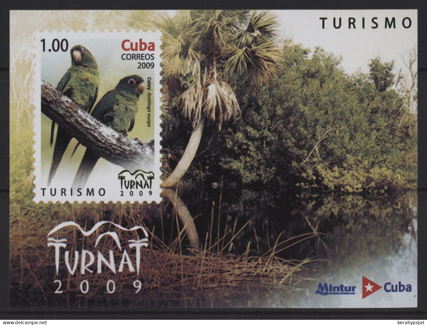 Cuba - 2009 Native Birds Block MNH__(TH-26992) - Blocs-feuillets