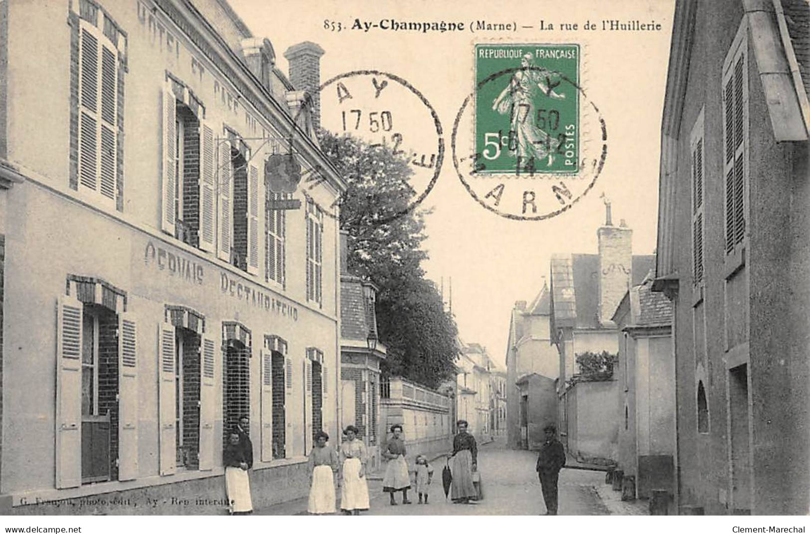 AY CHAMPAGNE - La Rue De L'Huillerie - Très Bon état - Ay En Champagne