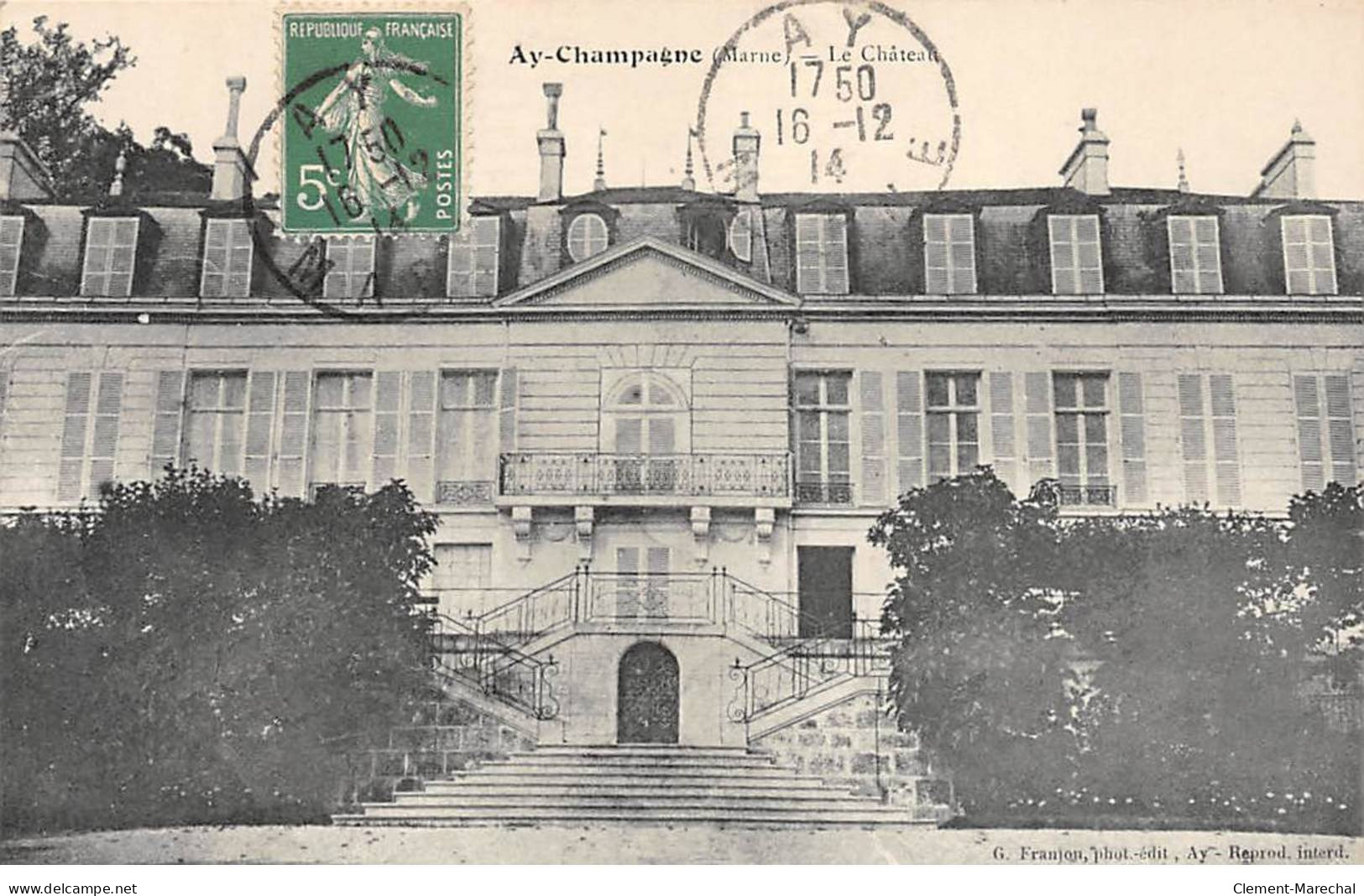 AY CHAMPAGNE - Le Château - Très Bon état - Ay En Champagne